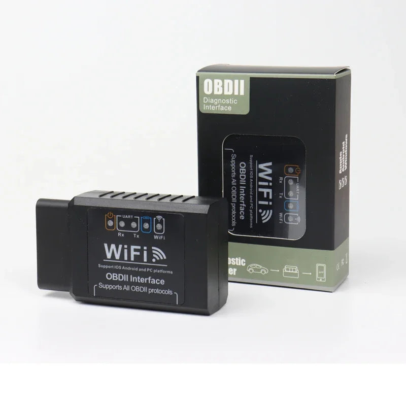 Lecteur de Code OBD2 WiFi ELM327 – Diagnostic Voiture iOS & Android, Compatible Tous Véhicules